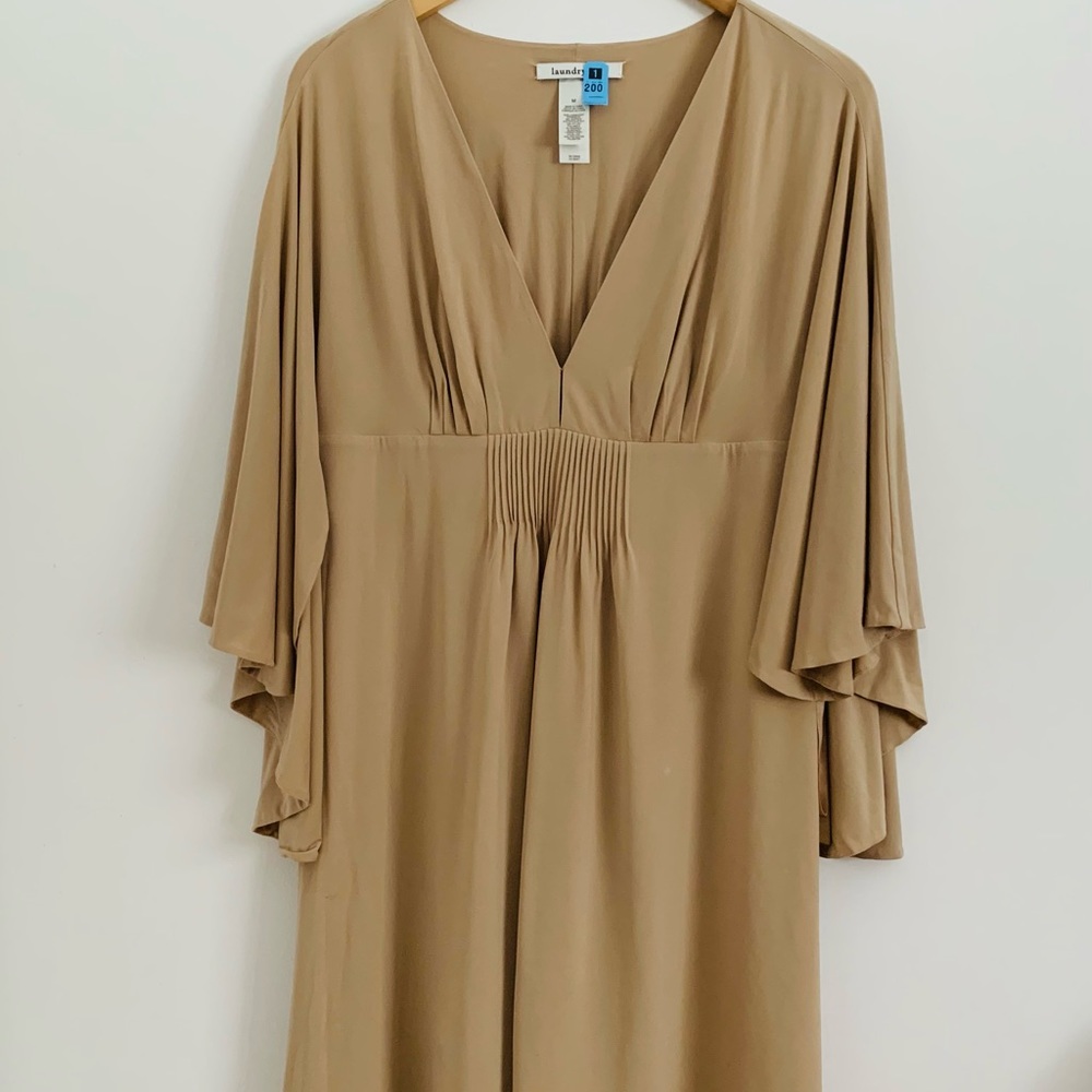 Nude kimono dress